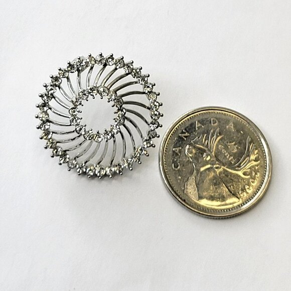 Silver Tone Starburst Earring - Picture 3 of 13